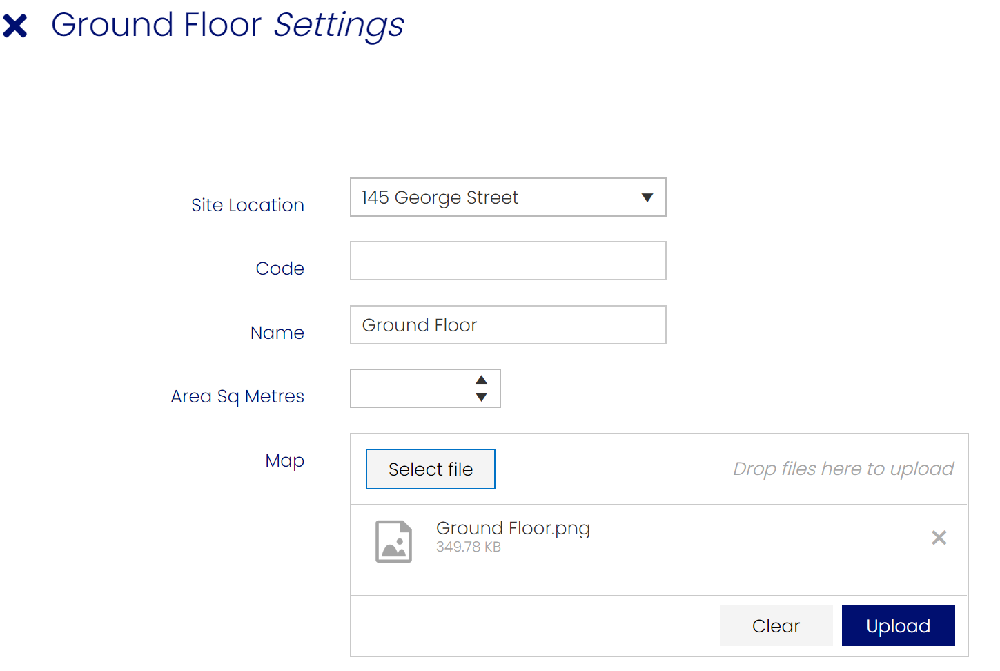 Upload the level map